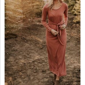 Roolee maxi tie dress